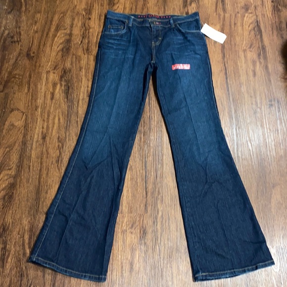 Vintage 04’  Tommy Hilfiger Low Rise Stretch Flare Jeans Juniors Size 7 - Picture 1 of 14